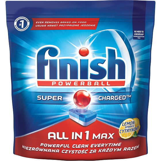 Finish All in 1 Max Lemon tablety do umývačky 60 kusov