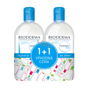Bioderma Hydrabio H2O zvlhčujúce micelárna voda 2 x 500 ml, duopack