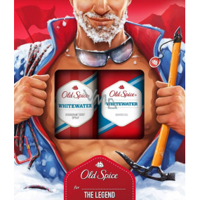 Old Spice White Water sprchový gél 250 ml + dezodorant sprej 150 ml, kozmetická sada pre mužov