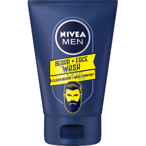 Nivea Men Beard + Face umývací gél na tvár a fúzy 100 ml