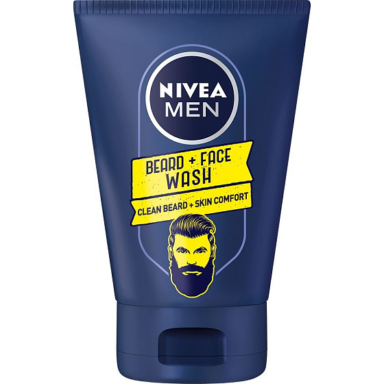 Nivea Men Beard + Face umývací gél na tvár a fúzy 100 ml