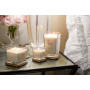 Yankee Candle Sheer Linen - Čistá bielizeň sójová vonná sviečka Elevation veľká sklo 2 knôty 552 g