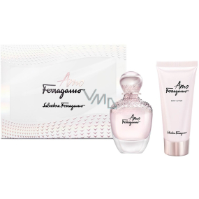 Salvatore Ferragamo Amo Ferragamo toaletná voda pre ženy 50 ml + telové mlieko 100 ml, darčeková sada