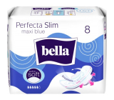 Bella Perfecta Slim Maxi Blue ultratenké hygienické vložky s krídelkami 8 kusov