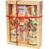 Kitl Syrob Bio Malina s dužinou sirup 500 ml + Pomaranč s dužinou sirup 500 ml + pohár 200 ml, darčekové balenie