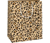 Ditipo Darčeková papierová taška 18 x 22,7 x 10 cm Gepardí vzor