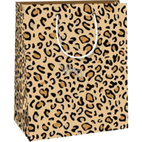 Ditipo Darčeková papierová taška 18 x 22,7 x 10 cm Gepardí vzor