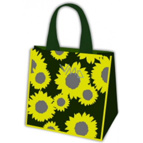 Malá látková nákupná taška Sunflower 32 x 28 x 22 cm