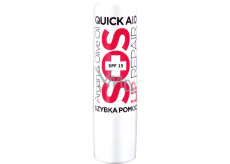 Quiz Cosmetics SOS Repair SPF15 regeneračný balzam na pery s arganovým a olivovým olejom 4 g