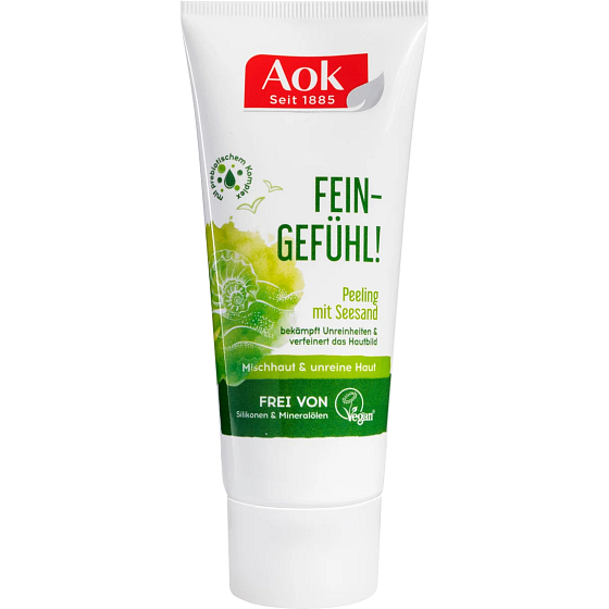 Aok Fine Feeling peeling s bielym čajom na zmiešanú a problematickú pleť 100 ml