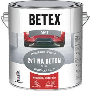 Betex S2131 2v1 základná i vrchná farba na betón 0510 zelená, 2 kg