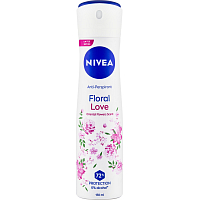 Nivea Floral Love antiperspirant v spreji, 150 ml