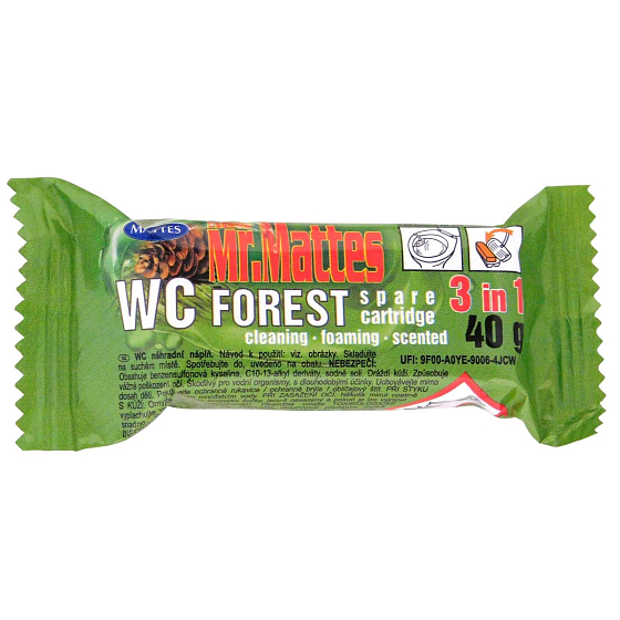 Mr. Mattes 3v1 Les WC záves náhradná náplň 40 g