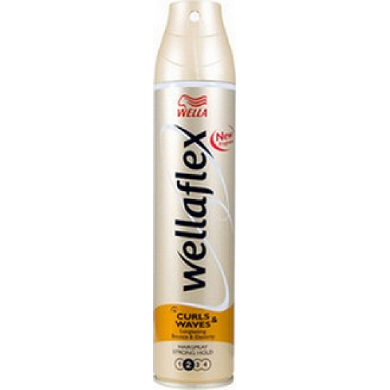 Wella Wellaflex Curls and Waves lak na vlasy pre vlnité a kučeravé vlasy 250 ml