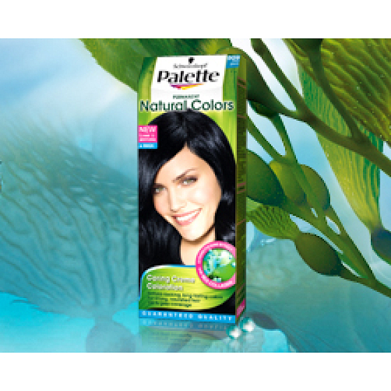 Schwarzkopf Palette Permanent Natural Colors farba na vlasy 909 modročierny