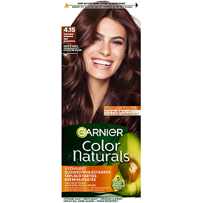 Garnier Color Naturals Creme farba na vlasy, odtieň tmavá ľadová mahagonová 4,15