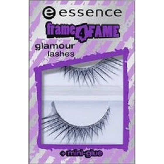 Essence Frame for Fame Umelé mihalnice 02 Glamour Lashes 1 pár + mini lepidlo 1 ml