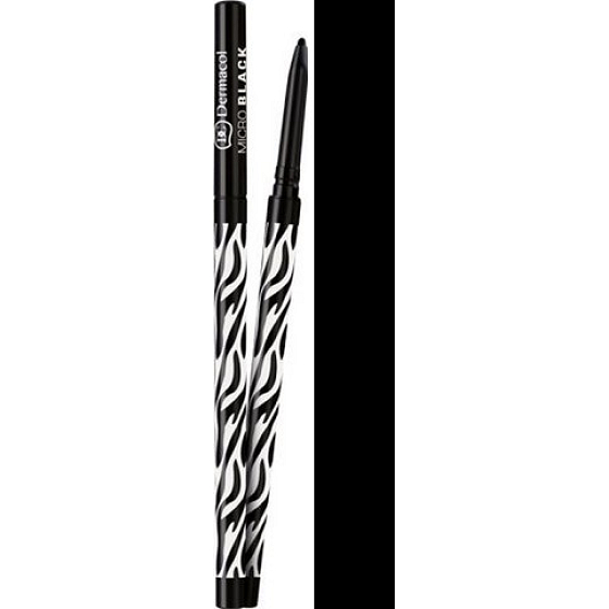 Dermacol Black Sensation automatická mikrotuška na oči odtieň čierna 2,98 g