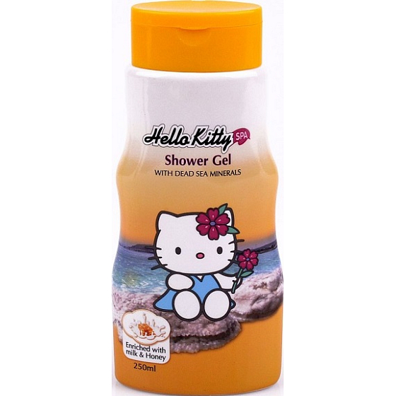 Hello Kitty Minerály z Mŕtveho mora sprchový gél pre deti 250 ml