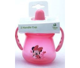 Disney Minnie Mouse Baby Handle Cup hrnček s dvoma ušami 6+ 150 ml