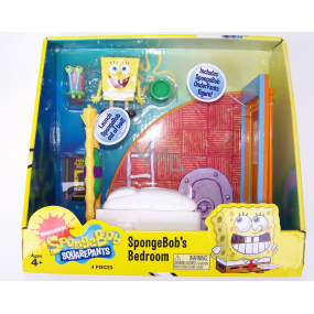 Hracia súprava SpongeBob Spálňa s figúrkou 1 ks, odporúčaný vek 4+