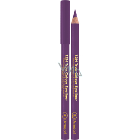 Dermacol 12h True Colour Eyeliner drevená ceruzka na oči 03 Purple 2 g