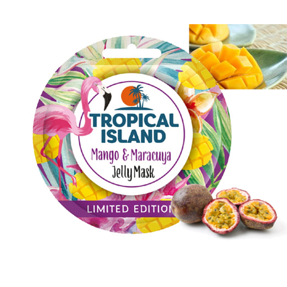 Marion Tropický ostrov Mango & Maracuya želatínová pleťová maska 10 g