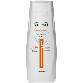 Str8 Energy Rush 3v1 sprchový gel pre mužov 400 ml