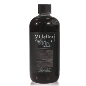 Millefiori Milano Natural Nero - Čierna Náplň difuzéra pre vonná steblá 500 ml
