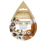 Marion Vegan Drop Makadamový olej & Kakaové maslo vyživujúca vlasová maska pre obnovu pružnosti vlasov 20 ml