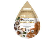 Marion Vegan Drop Makadamový olej & Kakaové maslo vyživujúci vlasová maska pre obnovu pružnosti vlasov 20 ml