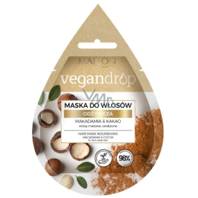 Marion Vegan Drop Makadamový olej & Kakaové maslo vyživujúci vlasová maska pre obnovu pružnosti vlasov 20 ml