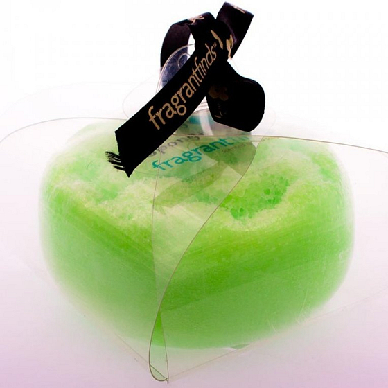 Fragrant Solo Glycerínové mydlo masážne s hubou naplnenou vôňou parfumu Ralph Lauren Polo vo farbe zelenej 200 g
