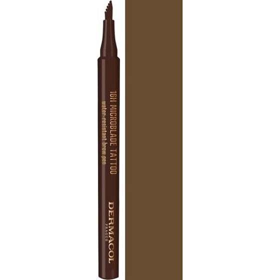 Dermacol 16H Microblade Tattoo Eyebrow Pen fix na obočie 01 1 ml