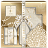 Grace Cole Warm Vanilla & Sweet Almond nahrievacia fľaša s mäkkým obalom + teplé ponožky + šumivé gule do kúpeľa 4 x 25 g, kozmetická sada pre ženy