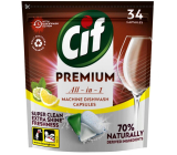 Cif Premium All in 1 Lemon tablety do umývačky riadu 34 ks