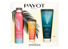 Payot Sunny Week-End Magic Mousse and Bronzer opaľovacia pena na tvár a telo 200 ml + ochranný krém SPF50 na tvár a telo 50 ml + sprchový gél po opaľovaní 200 ml, kozmetická sada