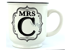 Albi Keramický tanier s nápisom Mrs C 320 ml