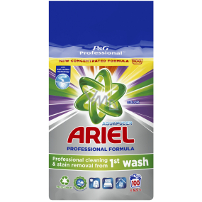 Ariel Aquapuder Color univerzálny prací prášok na farebné oblečenie 100 dávok 5,5 kg