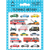 Obtlačky Arch Tattoo s certifikátom pre deti Vozidlá 14 x 11 cm