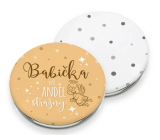 Nekupto Vreckové zrkadielko Babička - náš anjel strážny 7,2 cm
