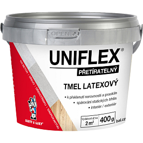 Uniflex latexový tmel na sadrokartón, murivo a drevo, 400 g
