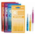 Spokar Ultra veľkosť 0,4 mm medzizubné kefky, držadlo, sada 8 kusov,