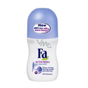 Fa Active Pearls Aqua Spirit guličkový dezodorant roll-on pre ženy 50 ml