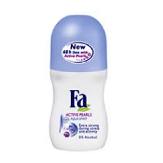 Fa Active Pearls Aqua Spirit guličkový dezodorant roll-on pre ženy 50 ml