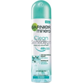 Garnier Mineral Clean Sensation antiperspitant dezodorant sprej pre ženy 150 ml