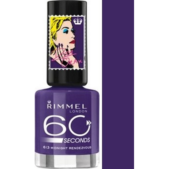 Rimmel London 60 sekund by Rita Ora lak na nechty 613 Midnight Rendezvous 8 ml