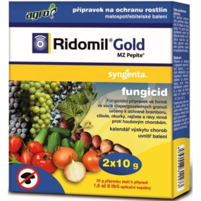Agro Ridomil Gold Pepi fungicíd prípravok na ochranu rastlín 2 x 10 g