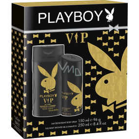 Playboy Vip for Him dezodorant sprej 150 ml + sprchový gél 250 ml, kozmetická sada