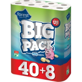 Forest Bick Pack toaletný papier 2 vrstvový 150 útržkov 48 kusov